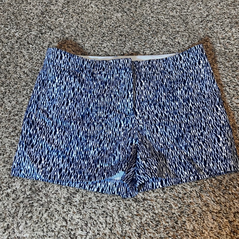 Kenar Blue‎ Print Shorts Casual Everyday Size 6